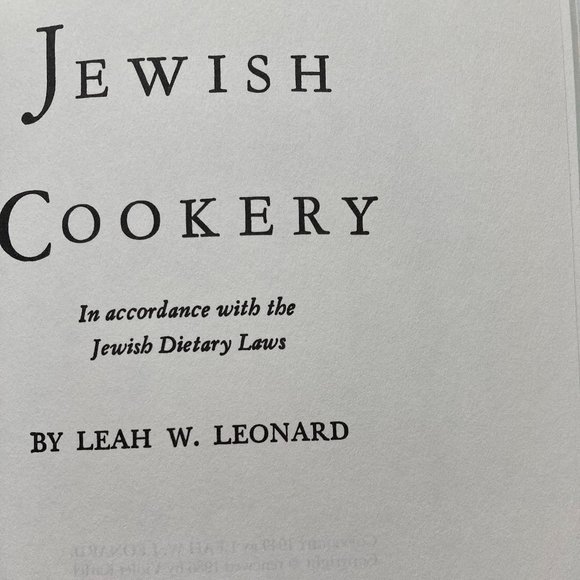 JEWISH COOKERY 1986 Jewish traditional Kosher Sabbath Passover +Holidays - Picture 8 of 11